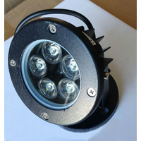 Светильник светодиодный садовый 5LED 5W 6500K чёрный "LEMANSO" LM979