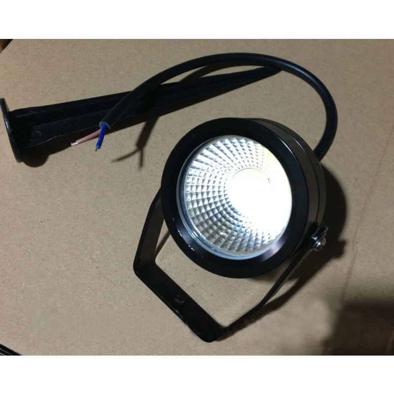 Светильник светодиодный садовый 1LED 9W 6500K чёрный "LEMANSO" LM982