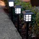 Светильник LED газон без выкл., 1LED белый IP44 6мес. пластмасса "LEMANSO" CAB121