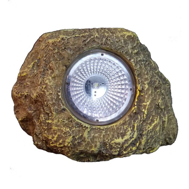 Светильник LED газон  с выкл., 1LED белый IP44 1год камень "LEMANSO" CAB90