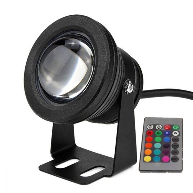 Світильник LED садовий RGB 10W 900LM 85-265V IP65 з пультом "LEMANSO" LM16