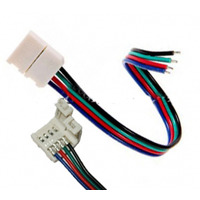 Соединитель для светодиодная ленты 3528 LED 8 mm провода 20 см "LEMANSO" DM113
