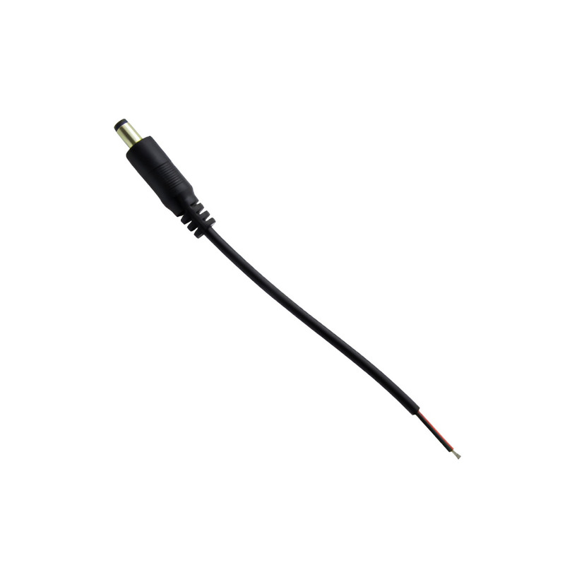 Штекер питания mini Jack "мама" DC 5.5мм/2,1мм с проволокой 15см "LEMANSO" LMA9407
