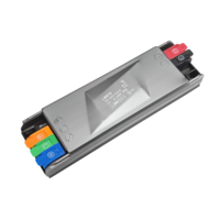 Блок живлення пластик тонкий для LED стрічки 12V 24W 2A Преміум "LEMANSO" LM876