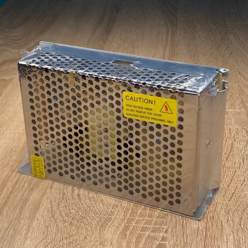 Блок живлення металу для світлодіодної стрічки 150W 12V IP20 165x99x44mm "LEMANSO" LM825