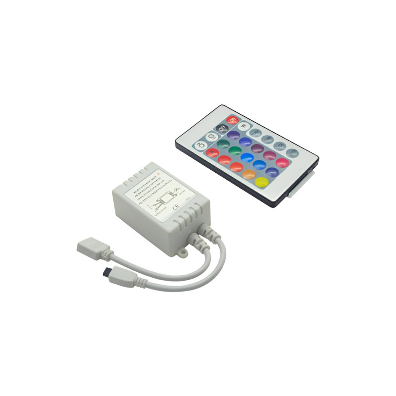 Контролер для LED стрічки RGB з пультом 12V 72W (24 ключі) "LEMANSO" LM9503