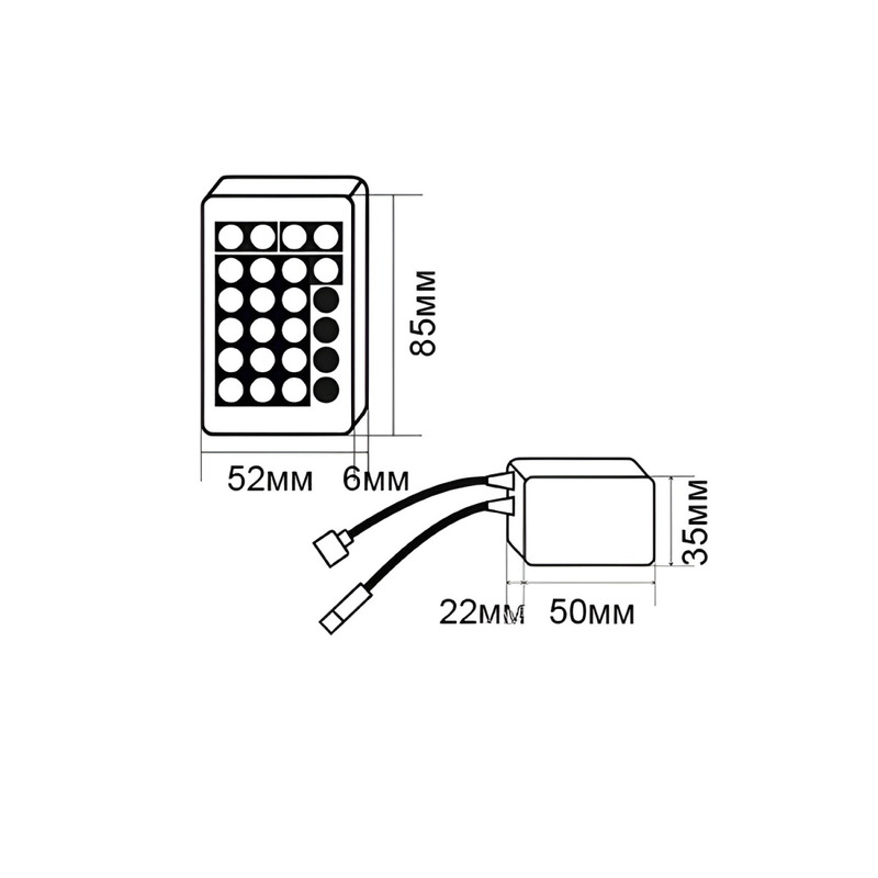 Контролер для LED стрічки RGB з пультом 12V 72W (24 ключі) "LEMANSO" LM9503
