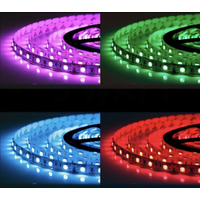 Світлодіодна стрічка 10W 12V 60SMD 5050 IP65 RGB "LEMANSO" LMA9302