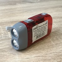 Фонарик 2 LED красный "LEMANSO" LMF41