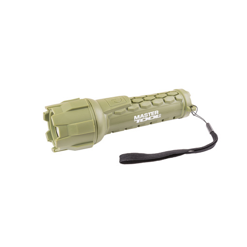 Ліхтар водонепроникний, 180*55 мм, CREE LED, IP66, 2 x AA, PP + PVC MASTER TOOL 94-0802