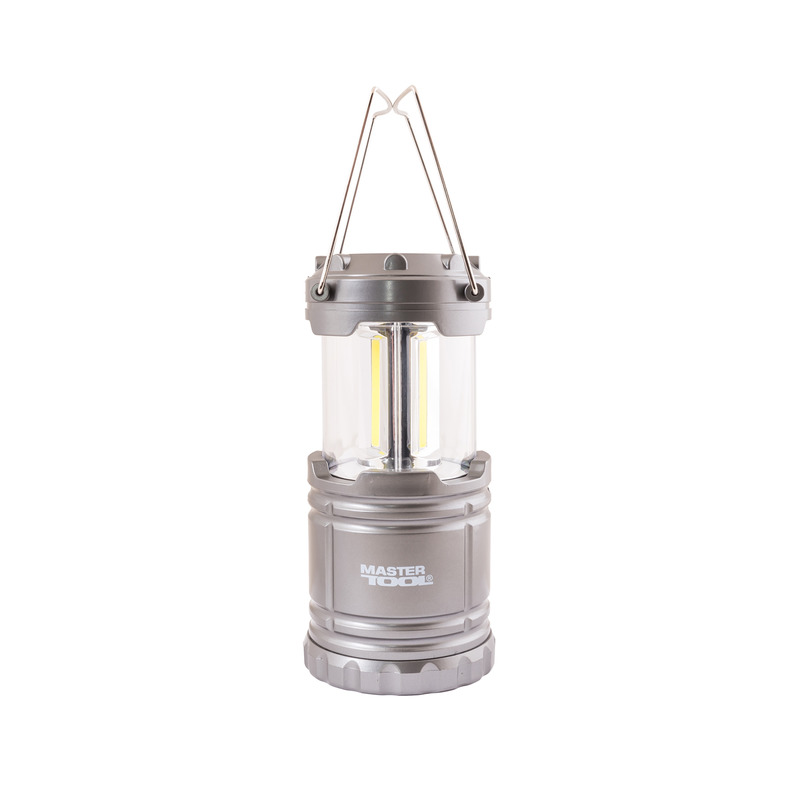 Фонарь раздвижной для кемпинга, 180*86 мм, COB LED, 3 x AA, ABS MASTER TOOL 94-0803