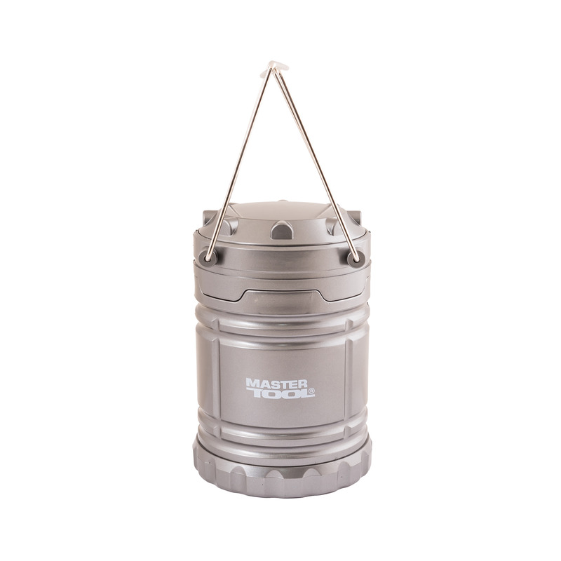 Фонарь раздвижной для кемпинга, 180*86 мм, COB LED, 3 x AA, ABS MASTER TOOL 94-0803
