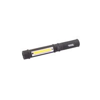 Ліхтарик магнітний, 168*24 мм, LED + COB LED, 3 x AAA, ABS MASTER TOOL 94-0806