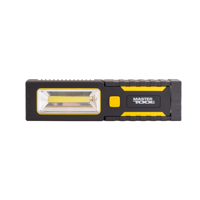 Ліхтар магнітний з підвісом, 220*54*28 мм, 4 x LED + COB LED, 3 x AAA, ABS MASTER TOOL 94-0808