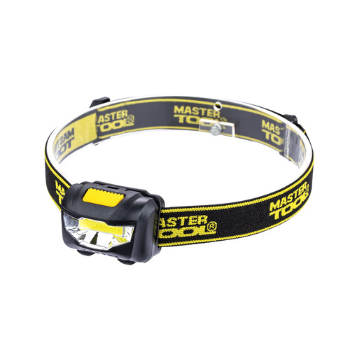 Ліхтар налобний, 3 режими, 59*41*32 мм, COB LED, 3 x AAA, ABS MASTER TOOL 94-0811