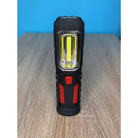 Фонарик ручной COB 5W + 1 LED 3xAAA чёрный "LEMANSO" LMF9315