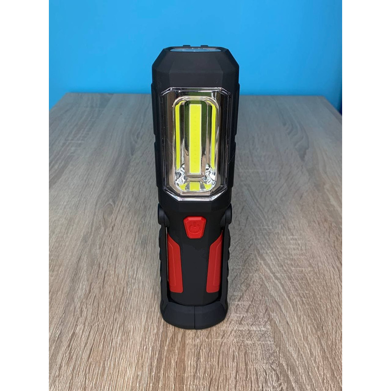 Фонарик ручной COB 5W + 1 LED 3xAAA чёрный "LEMANSO" LMF9315