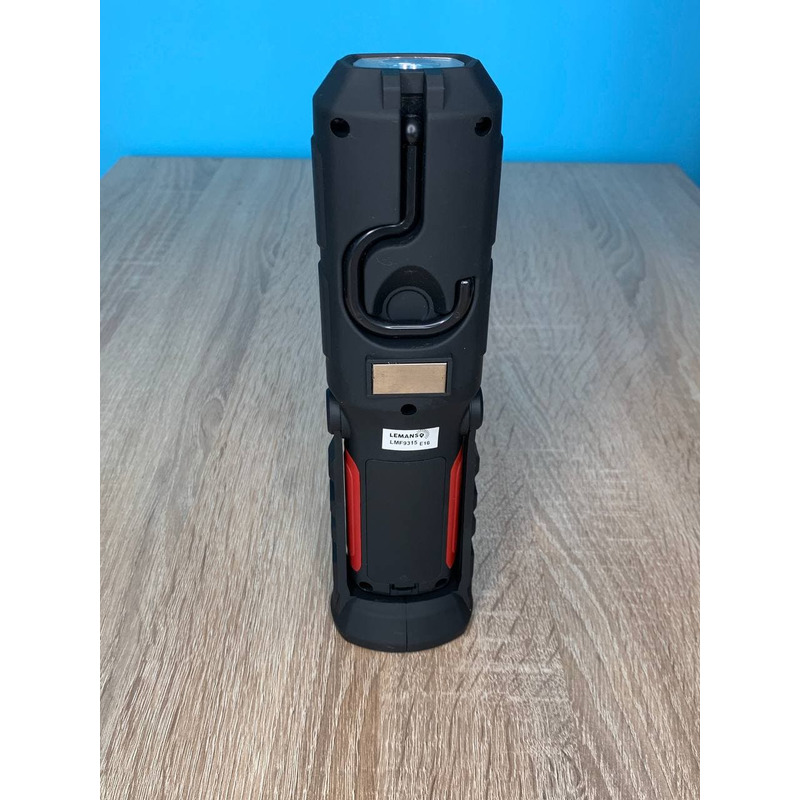 Фонарик ручной COB 5W + 1 LED 3xAAA чёрный "LEMANSO" LMF9315