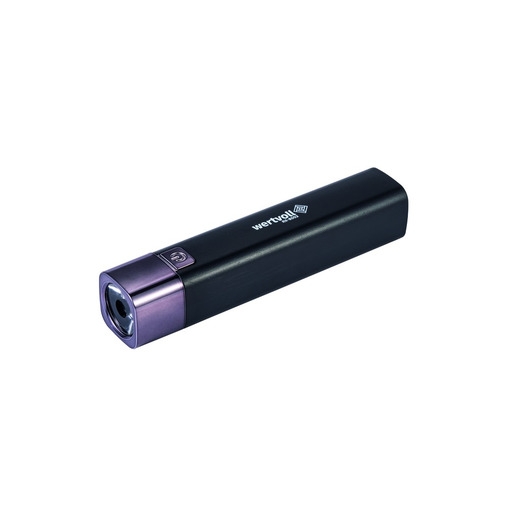 Ліхтар, 3 режими, 122*25 мм, LED, Li-ion 1200 mAh, Power Bank, ABS, BLACK WERTVOLL RX-8002