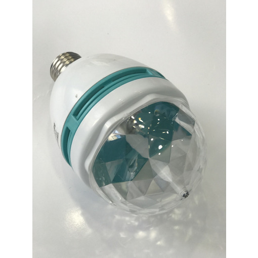 Лампа світлодіодна "ДИСКО" E27 RGB 3W 230V "LEMANSO" (Гарантія 1рік) LM3026