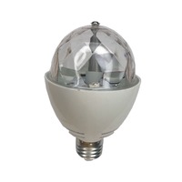 Лампа світлодіодна "СУПЕР ДИСКО" E27 RGB 3W 230V "LEMANSO" (Гарантія 1рік) LM3027