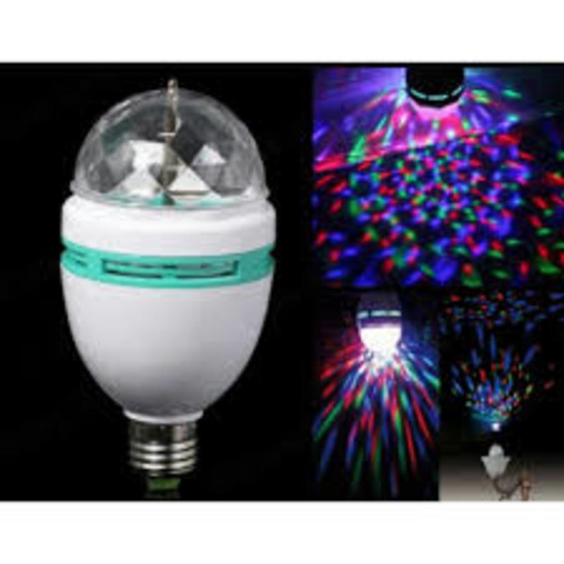 Лампа светодиодная ДИСКО E27 RGB 3W 230V "LEMANSO" LM337