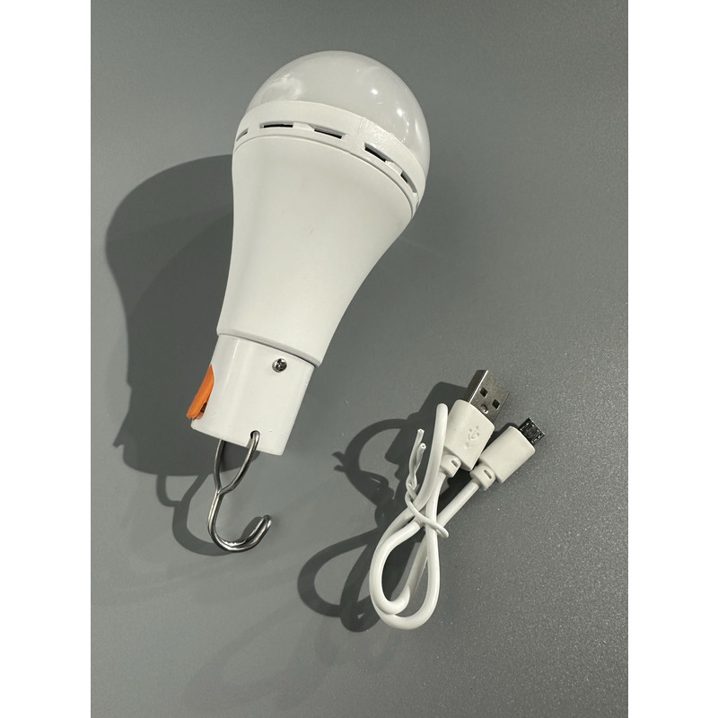 Лампа с аккумулятором 10W 300LM 1200mA DC5V 6500K 2 режима работы "LEMANSO" LM3303