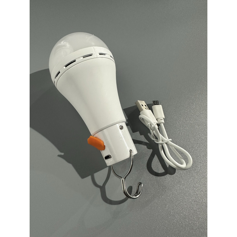 Лампа с аккумулятором 10W 300LM 1200mA DC5V 6500K 2 режима работы "LEMANSO" LM3303