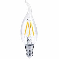Світлодіодна лампа C35T 4W E14 4LED 6500K свічка на вітрі "LEMANSO" LM393