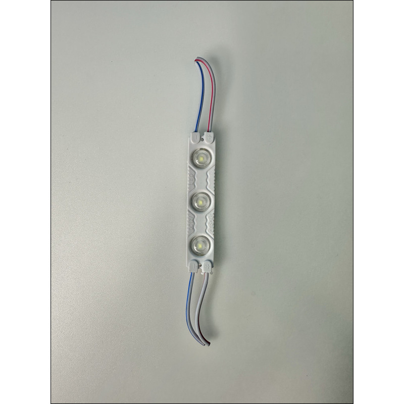 Светодиодный модуль №2 напр.12V мощ.1.2W 3*2835 120lm IP65 угол: 140°" "LEMANSO"