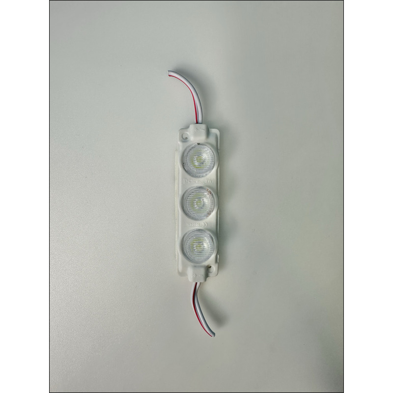 Светодиодный модуль №3 напр.12V мощ.2.0W 3*2835 140lm IP65 угол: 10*60" "LEMANSO"