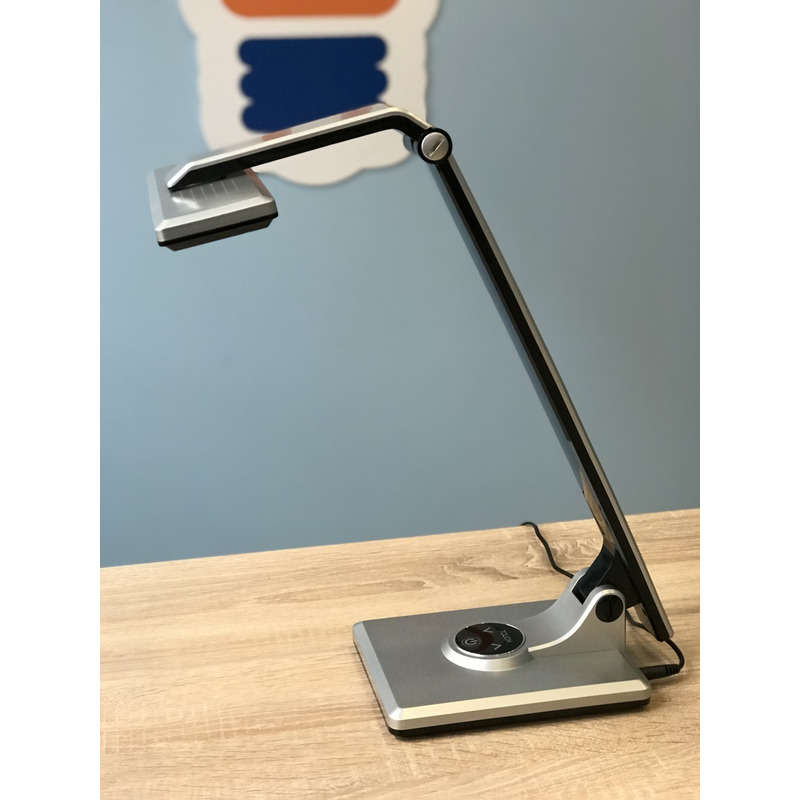 Настольная лампа 10W 24LED 12V 450lm 4600K серебро "LEMANSO" LMN088