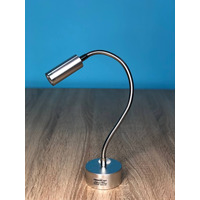 Настольная лампа 1W 1LED 6500K серебро "LEMANSO" LMN077