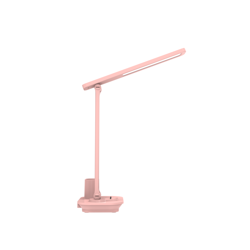 Настільна світлодіодна лампа LED 5W рожева з акумулятором ULTRA LED TB-87S-LI pink