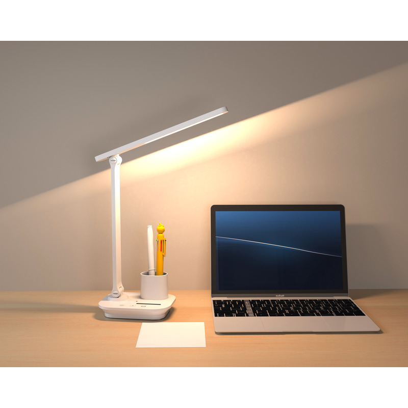 Настольная светодиодная лампа LED 5W белая с аккумулятором ULTRA LED TB-87S-LI white