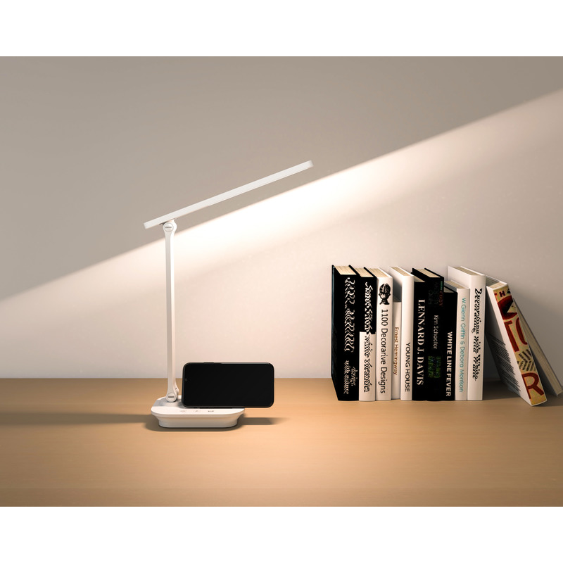 Настольная светодиодная лампа LED 5W белая с аккумулятором ULTRA LED TB-87S-LI white