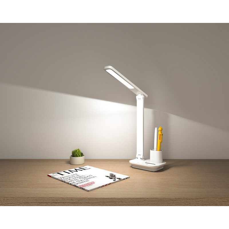 Настольная светодиодная лампа LED 5W белая с аккумулятором ULTRA LED TB-87S-LI white
