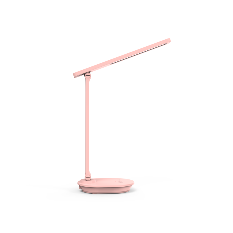 Настільна світлодіодна лампа LED 5W рожева з акумулятором ULTRA LED TB-88S-LI pink