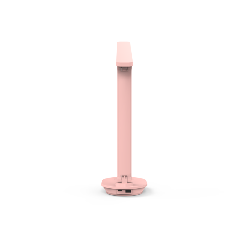Настільна світлодіодна лампа LED 5W рожева з акумулятором ULTRA LED TB-88S-LI pink