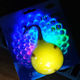 Ночник Павлин 4 LED*RGB с сенсором жёлтый "LEMANSO" NL15