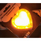 Нічний серце жовтий 3 LED "LEMANSO" NL4