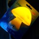 Нічник Гриб 3 LED 6500K із сенсором жовтий "LEMANSO" NL16