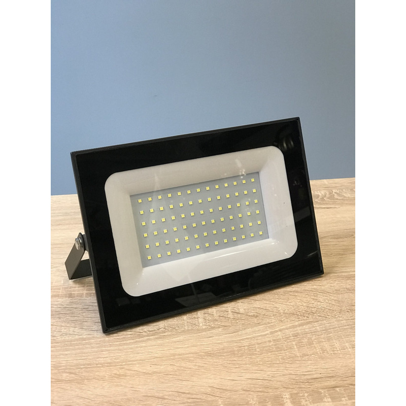 Прожектор светодиодный LED SMD 100w 6500K IP65 6800LM чёрный "LEMANSO" LMP9-104