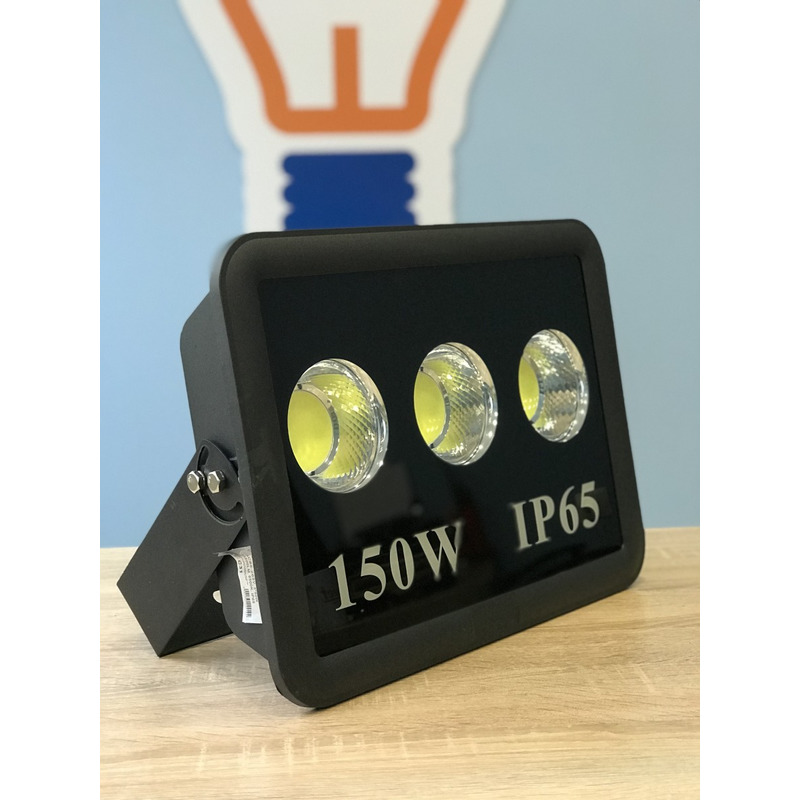 Прожектор светодиодный LED 150w 6500K 3LED IP65 13500LM чёрный "LEMANSO" LMP14-150