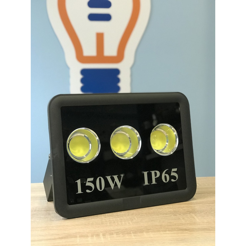 Прожектор светодиодный LED 150w 6500K 3LED IP65 13500LM чёрный "LEMANSO" LMP14-150