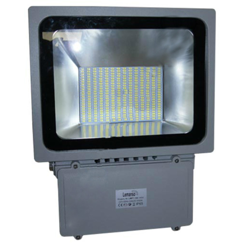 Прожектор светодиодный LED 130w 6500K IP65 308LED серый "LEMANSO" LMP7-130