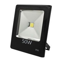 Прожектор светодиодный LED 50w 6500K IP65 1LED чёрный "LEMANSO" LMP2-50
