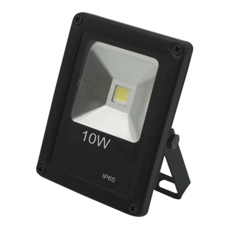 Прожектор cветодиодный LED 10w 6500K IP65 1LED чёрный "LEMANSO" LMP2-10