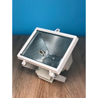 Прожектор галогенний 500W IP44 J118 білий "ELECTRUM" B-FH-0319