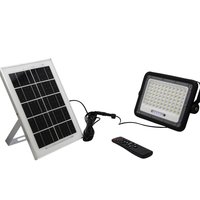 Прожектор LED+ сонячна панель+пульт+акумулятор 100W 6500K "LEMANSO" LMB33021
